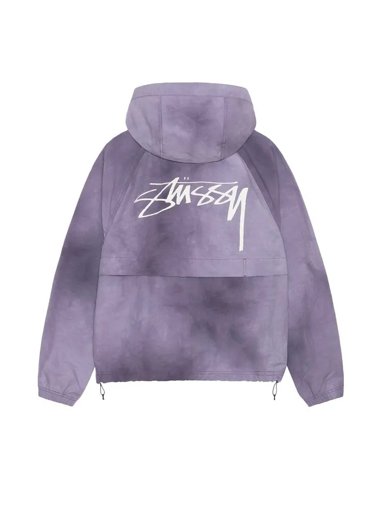 Худи Stussy Beach Shell Wave Dye Zip Hoodie — изображение 2 из 2, фиолетовый