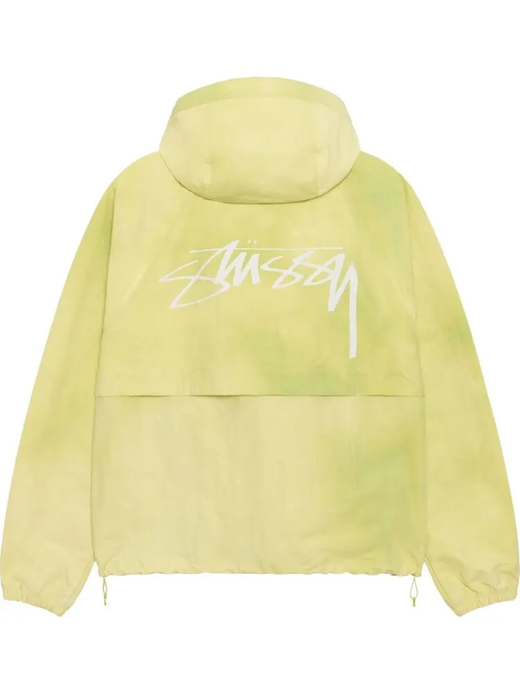 Худи Stussy Beach Shell Wave Dye Zip 'Lime' — изображение 2 из 2, зеленый