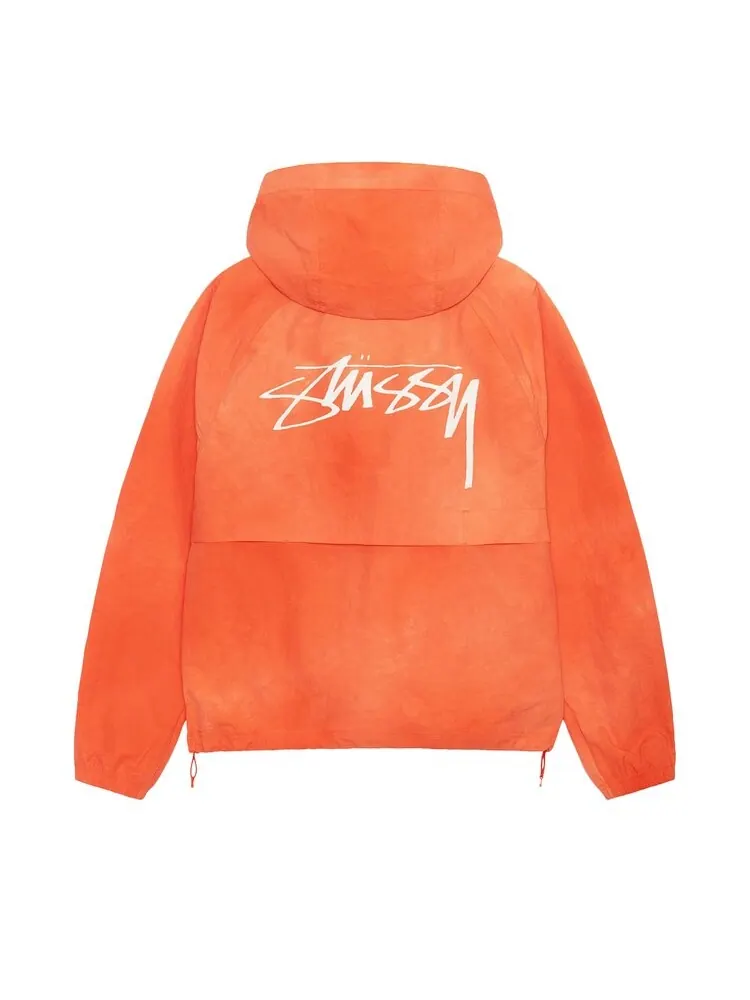 Худи Stussy Beach Shell Wave Dye Zip Hoodie — изображение 2 из 2, оранжевый