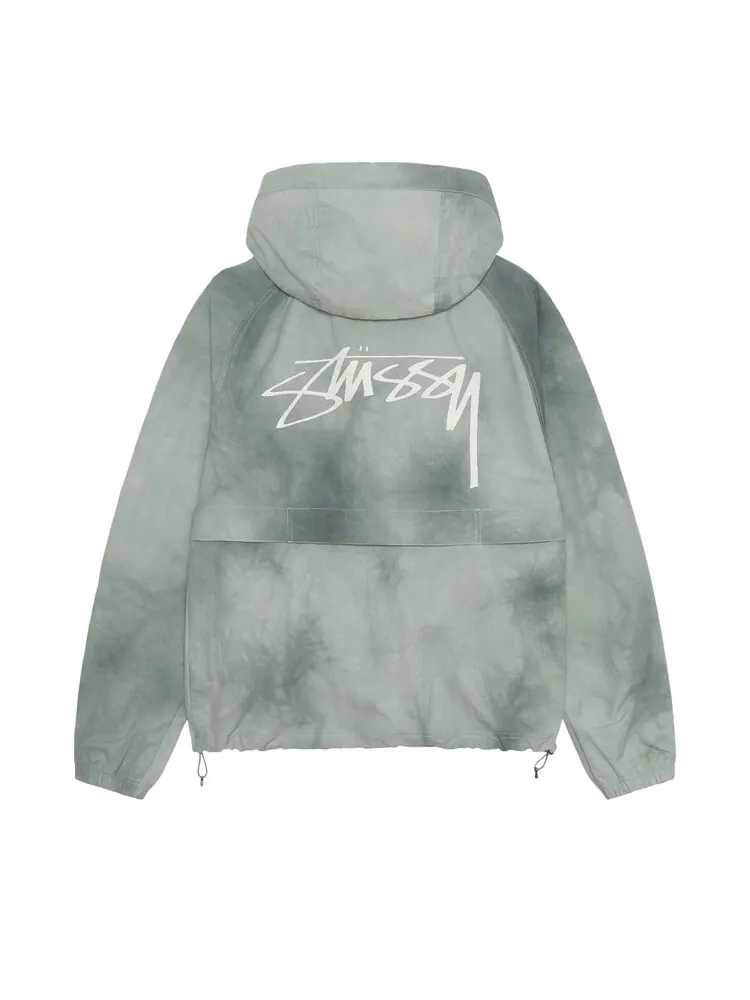 Худи Stussy Beach Shell Wave Dye Zip Hoodie — изображение 2 из 2, зеленый