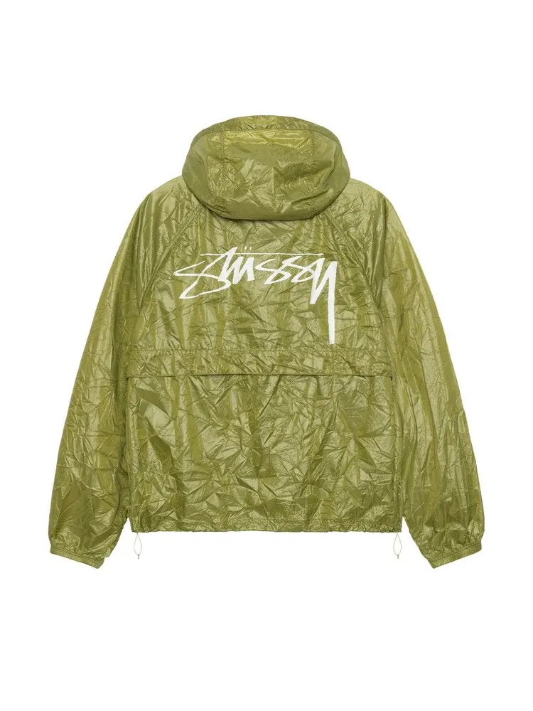 Куртка Stussy Beach Wrinkled Shell — изображение 2 из 2, ящериный