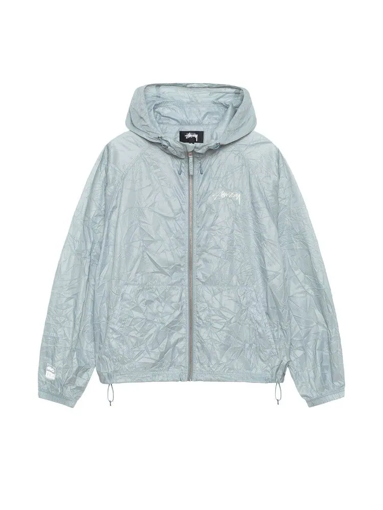 Куртка Stussy Beach Wrinkled Nylon Shell — изображение 1 из 2, серый