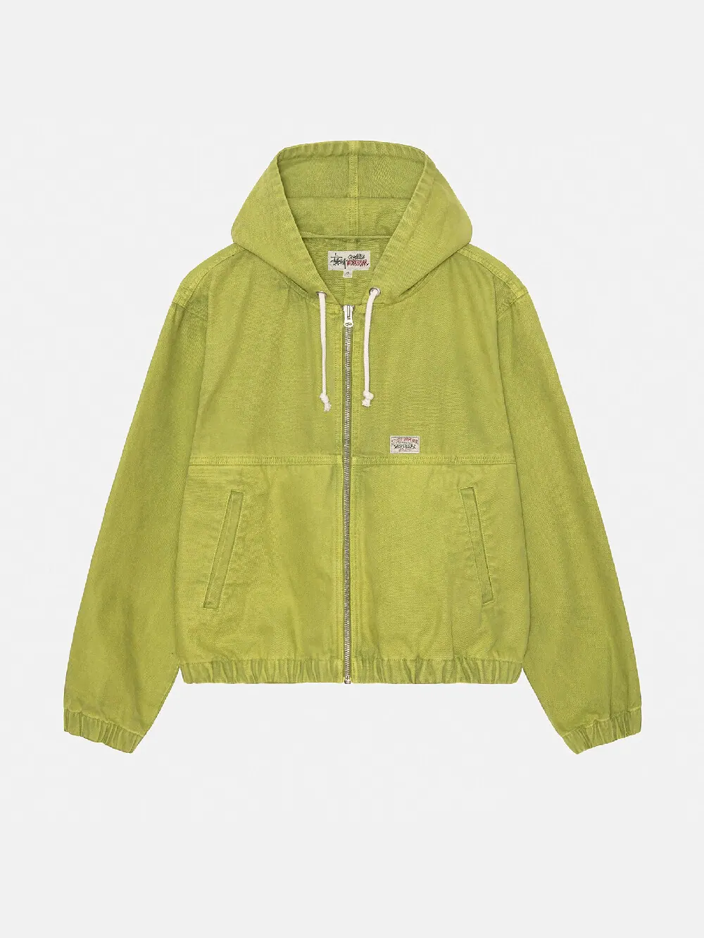 Ветровка Stussy Work Unisex — изображение 1 из 7, зеленый