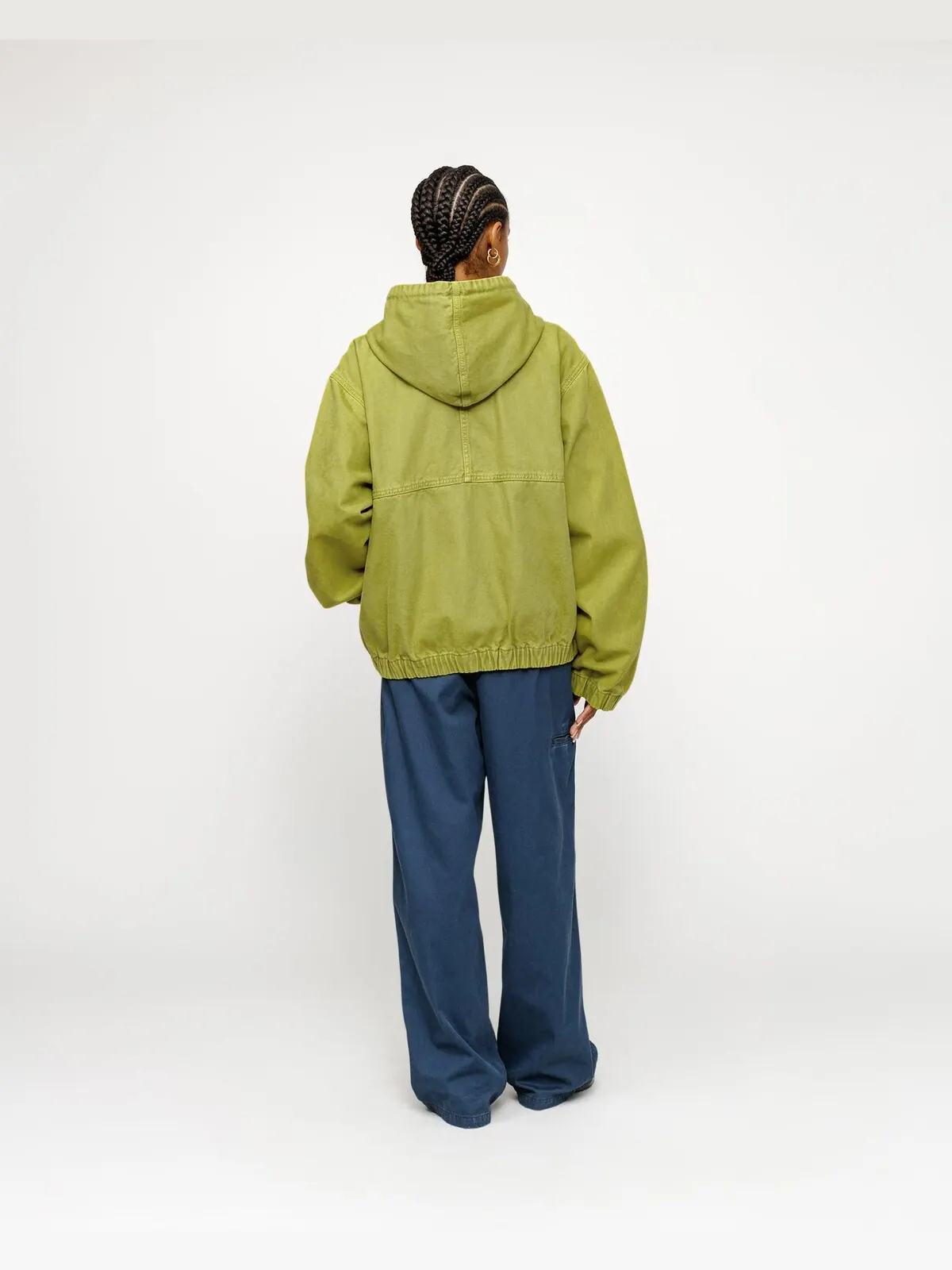Ветровка Stussy Work Unisex — изображение 7 из 7, зеленый
