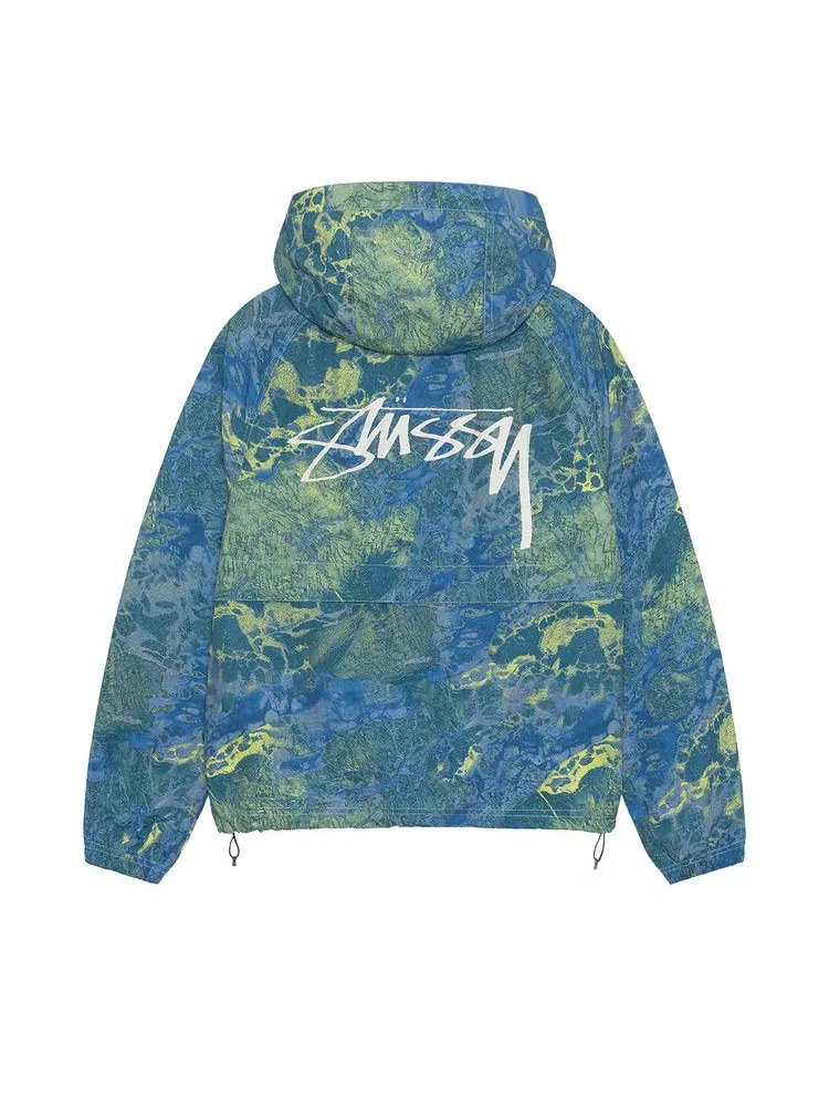 Куртка Stussy Realtree Wav3 Beach Shell — изображение 2 из 2, синий/желтый