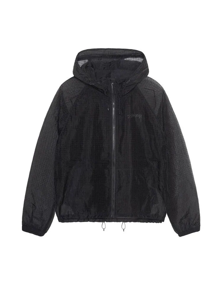 Куртка Stussy Transparent Ripstop Beach Shell — изображение 1 из 2, черный