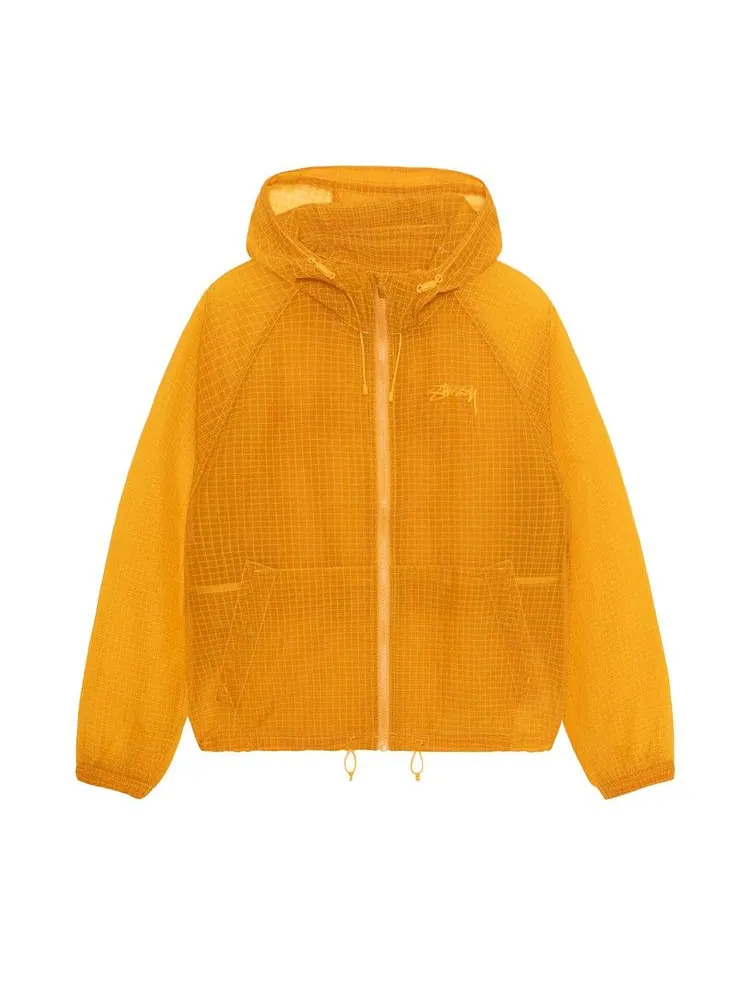 Куртка Stussy Transparent Ripstop Beach Shell — изображение 1 из 2, золотистый желтый