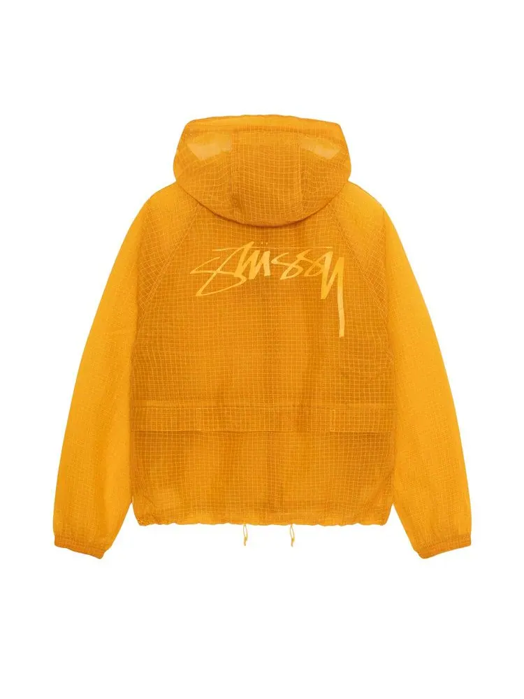 Куртка Stussy Transparent Ripstop Beach Shell — изображение 2 из 2, золотистый желтый