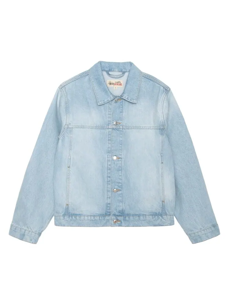 Куртка Stussy Trucker Denim Jacket — изображение 1 из 2, светлая стирка