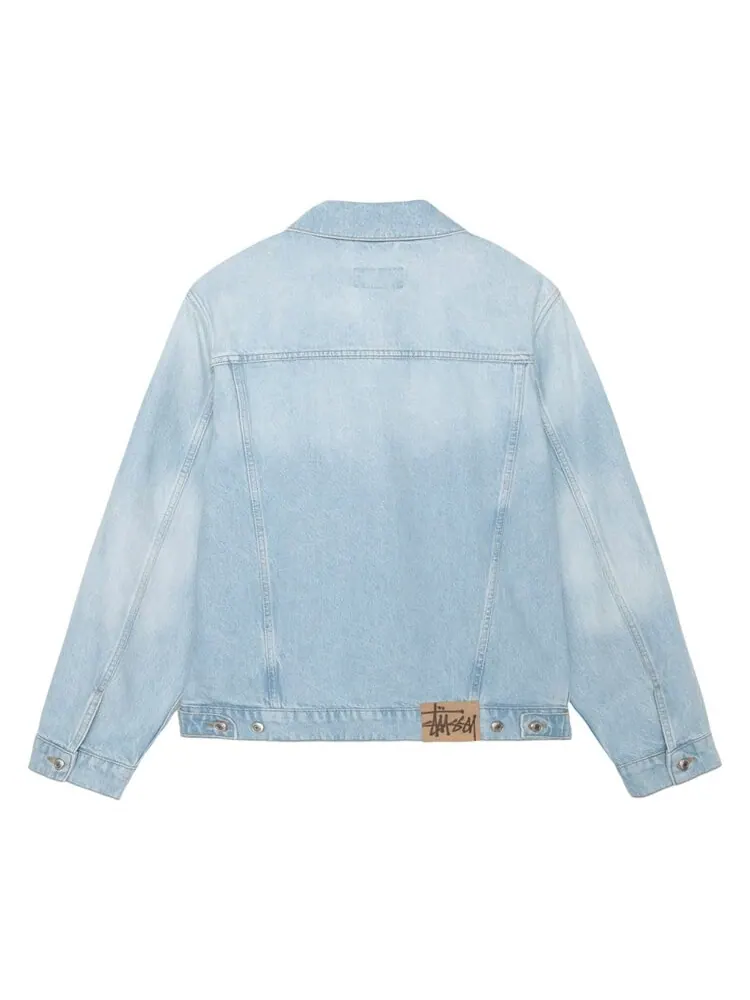 Куртка Stussy Trucker Denim Jacket — изображение 2 из 2, светлая стирка