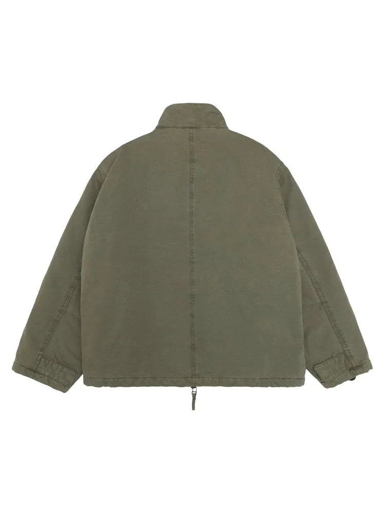 Куртка Stussy Insulated Field Jacket — изображение 2 из 2, оливковый