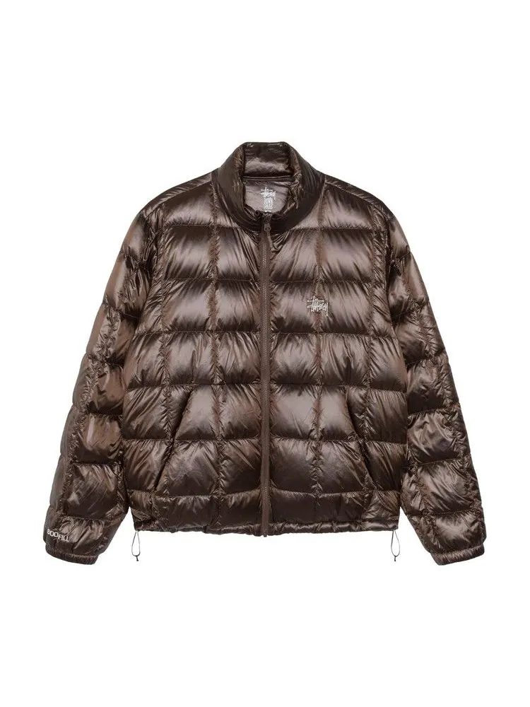 Пуховик Stussy Midweight Puffer — изображение 1 из 2, коричневый