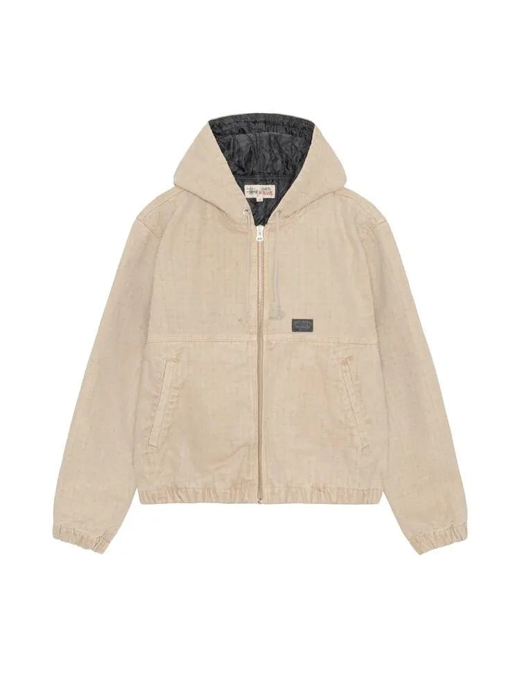 Куртка Stussy Canvas Needle Punch Work Jacket Khaki