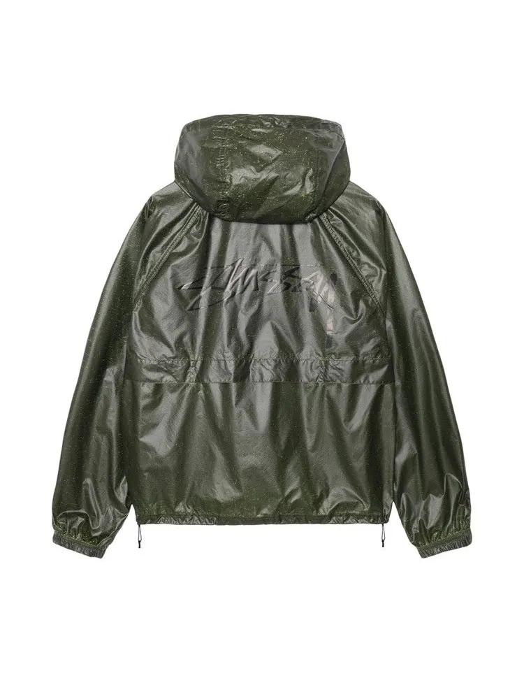 Куртка Stussy Beach Shell Cracked Ripstop — изображение 2 из 2, лаймовый