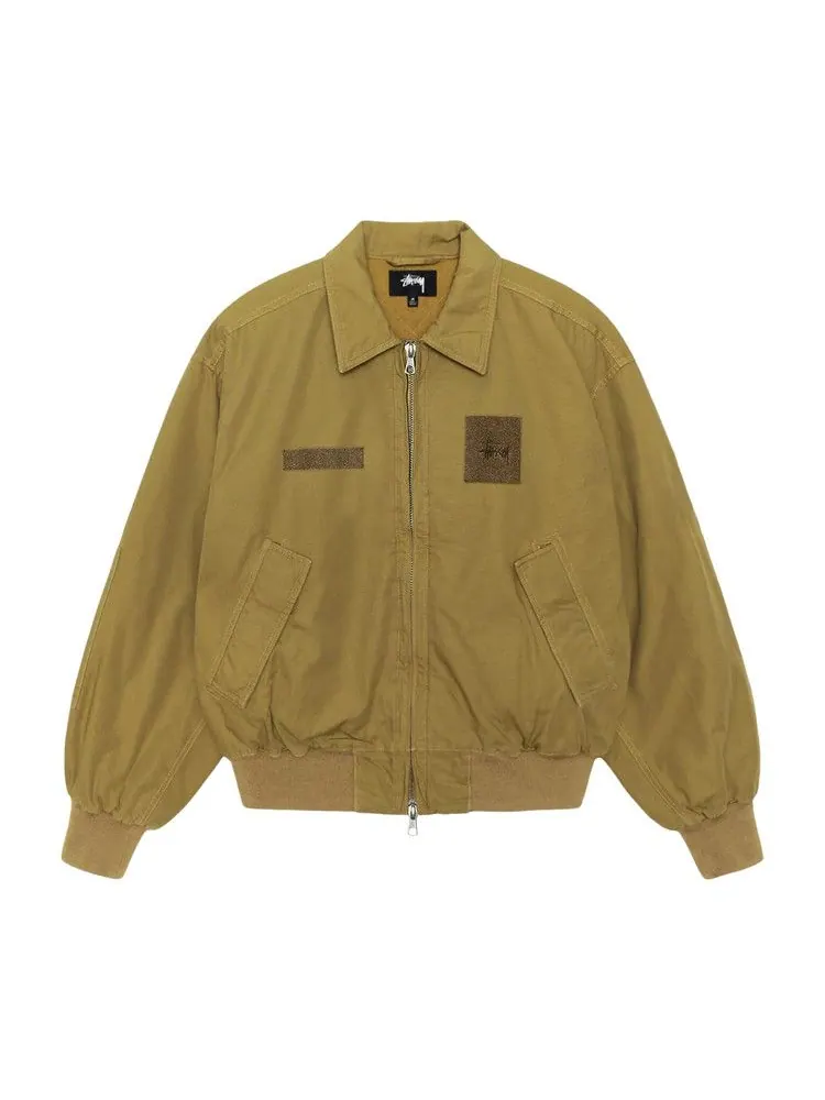 Бомбер Stussy Flight Bomber — изображение 1 из 2, золотистый оливковый