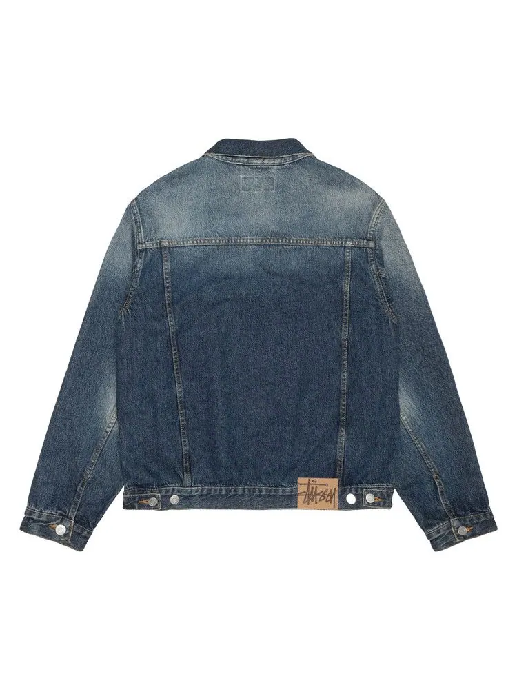 Куртка Stussy Trucker Jacket Vintage Denim — изображение 2 из 2, синий