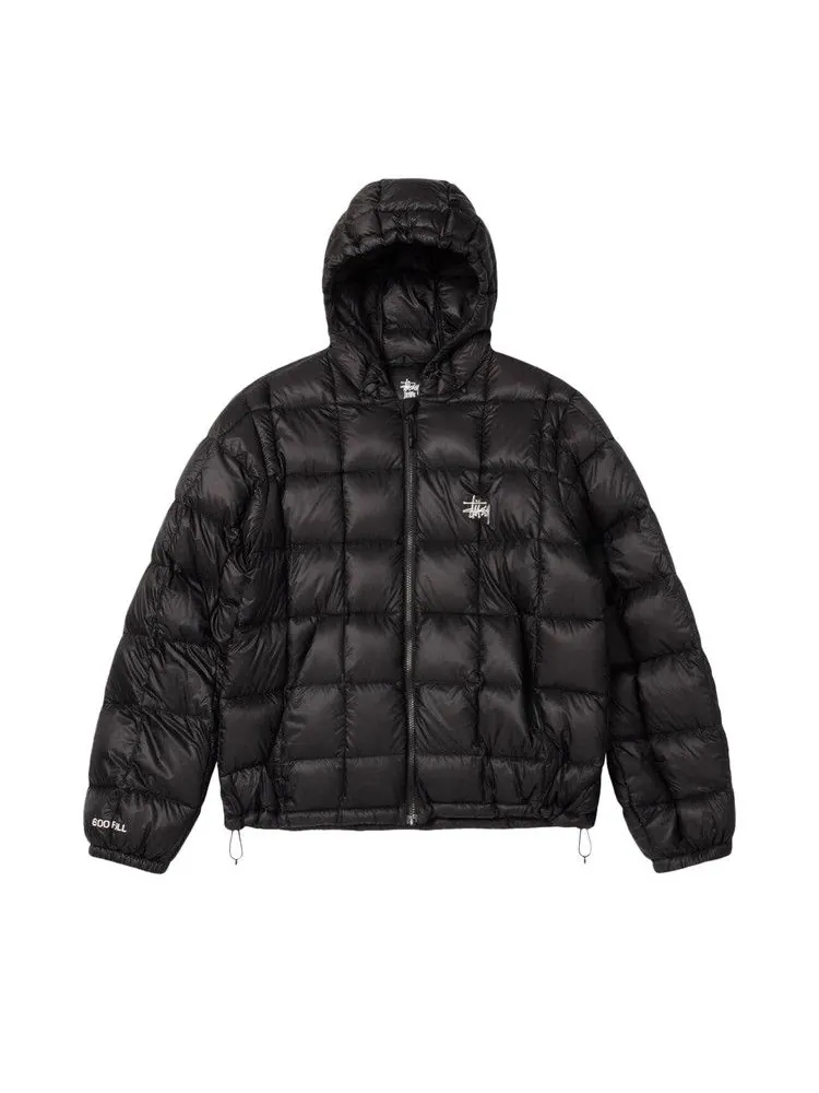 Пуховик Stussy Midweight Hooded Puffer — изображение 1 из 2, черный