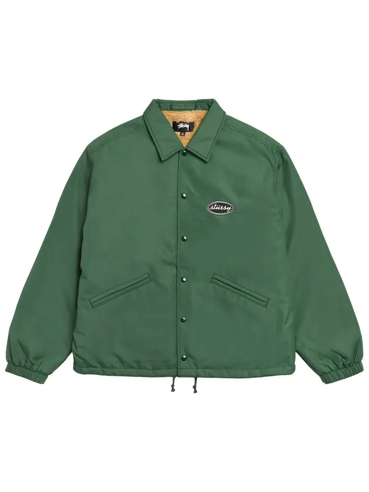 Куртка Stussy Coaches Jacket 'Green' — изображение 1 из 2, зеленый