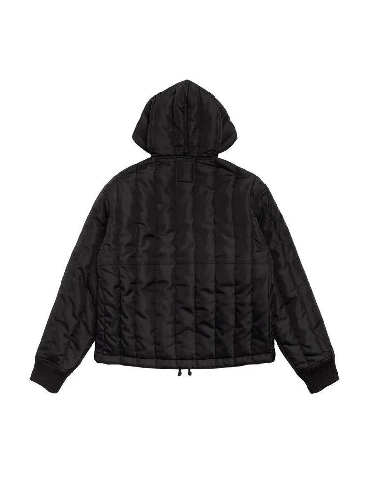 Куртка Stussy Quilted Nylon Work Jacket 'Black' — изображение 2 из 2, черный