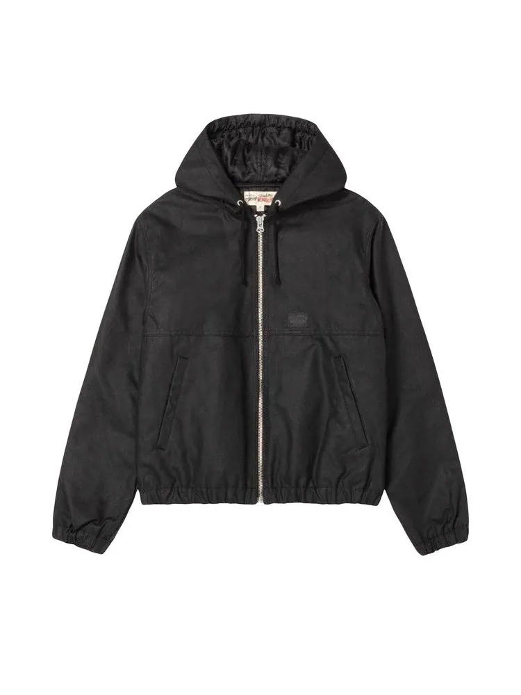 Куртка Stussy Waxed Cotton Work Jacket — изображение 1 из 2, черный