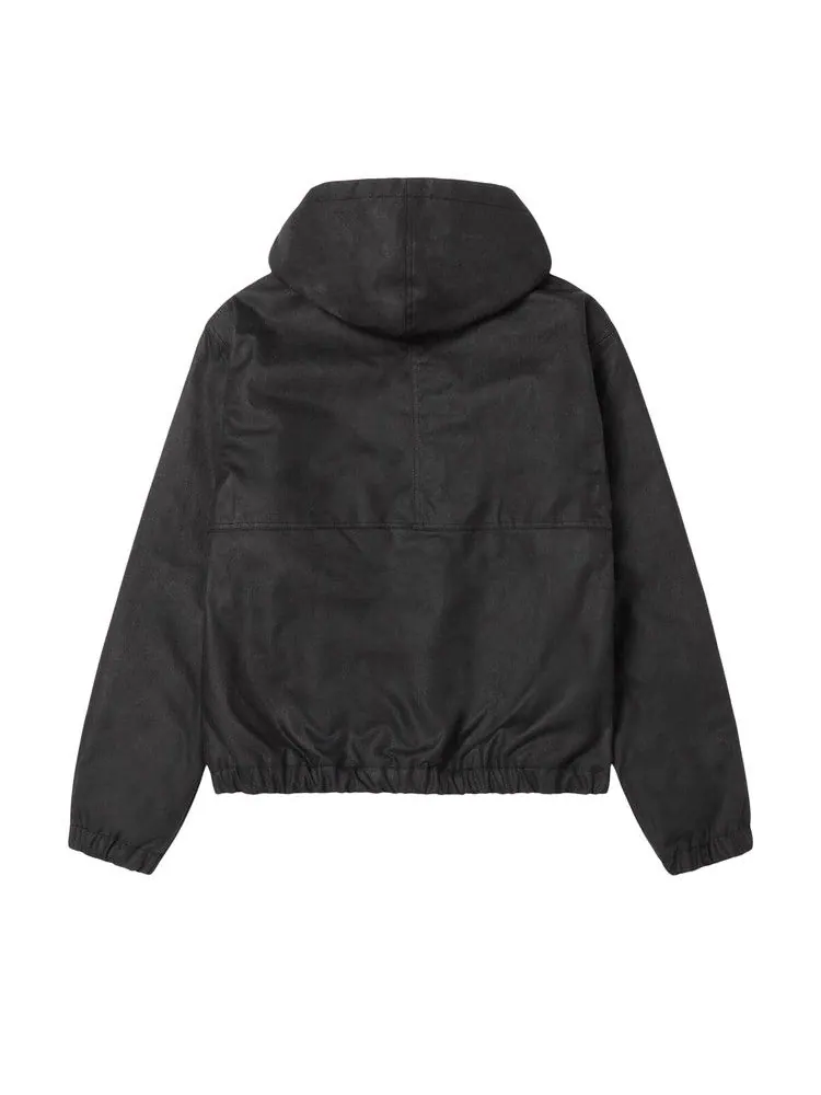 Куртка Stussy Waxed Cotton Work Jacket — изображение 2 из 2, черный