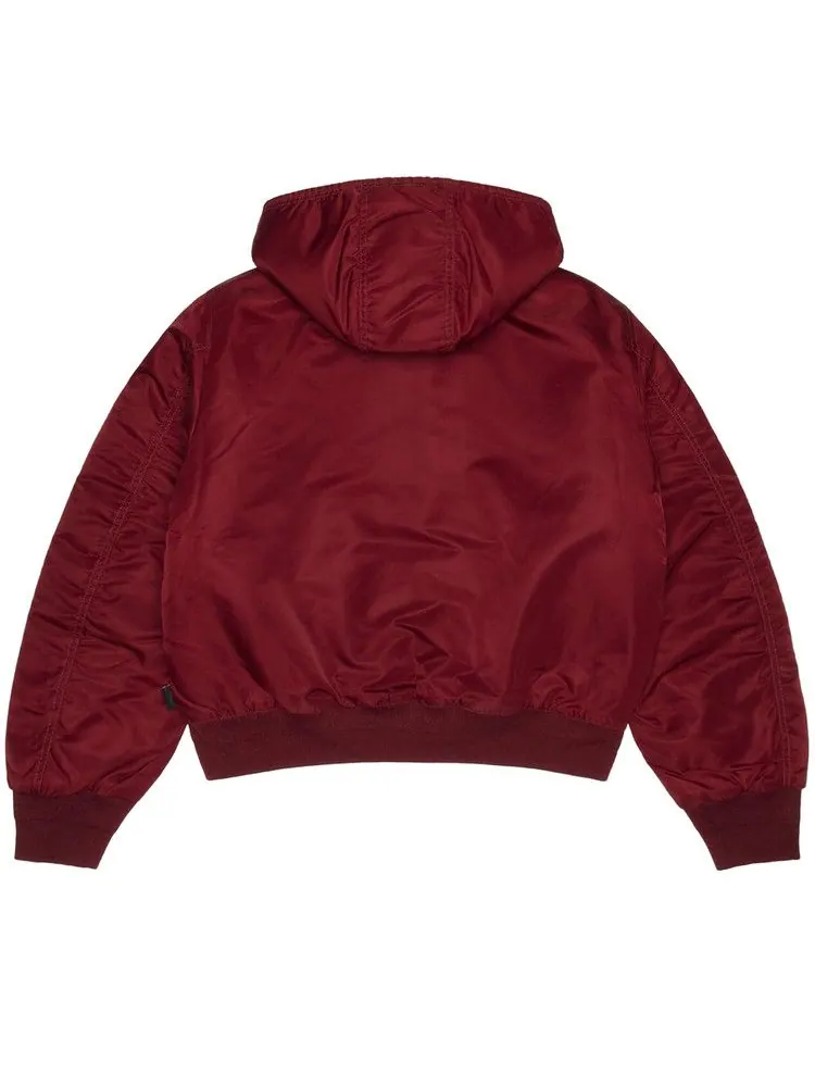 Бомбер Stussy Flight Bomber — изображение 2 из 2, бордовый