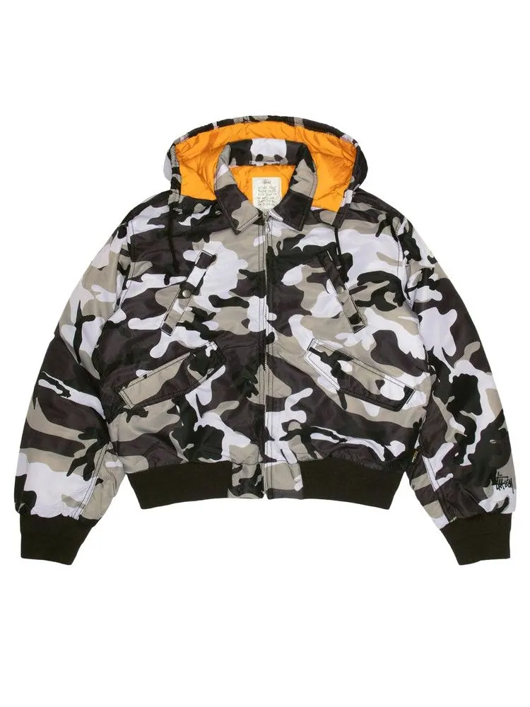 Бомбер Stussy Flight Bomber — изображение 1 из 2, снежный камуфляж