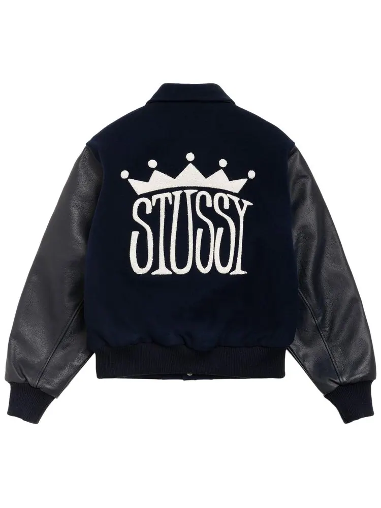Куртка-бомбер Stussy King Varsity Jacket — изображение 2 из 2, синий