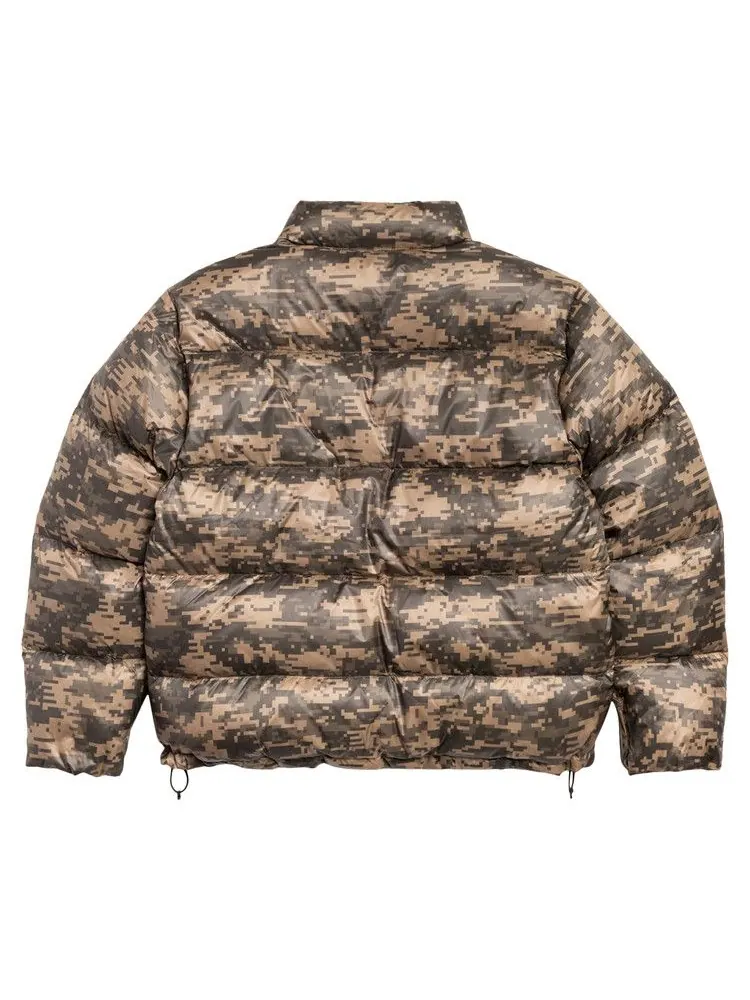 Куртка Stussy Micro Ripstop Down Jacket 'Digi Camo' — изображение 2 из 2, зеленый