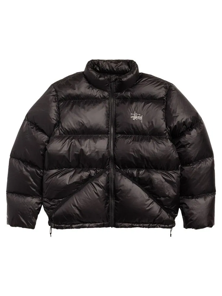 Куртка Stussy Micro Ripstop Down Jacket 'Jet Black' — изображение 1 из 2, черный