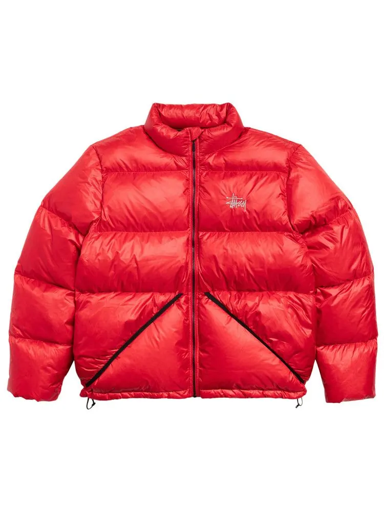 Куртка Stussy Micro Ripstop Down Jacket 'Red' — изображение 1 из 2, красный