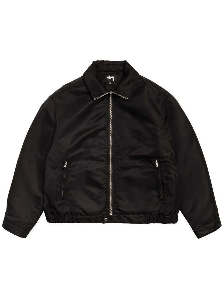 Куртка Stussy Pile Lined Zip Jacket 'Black'