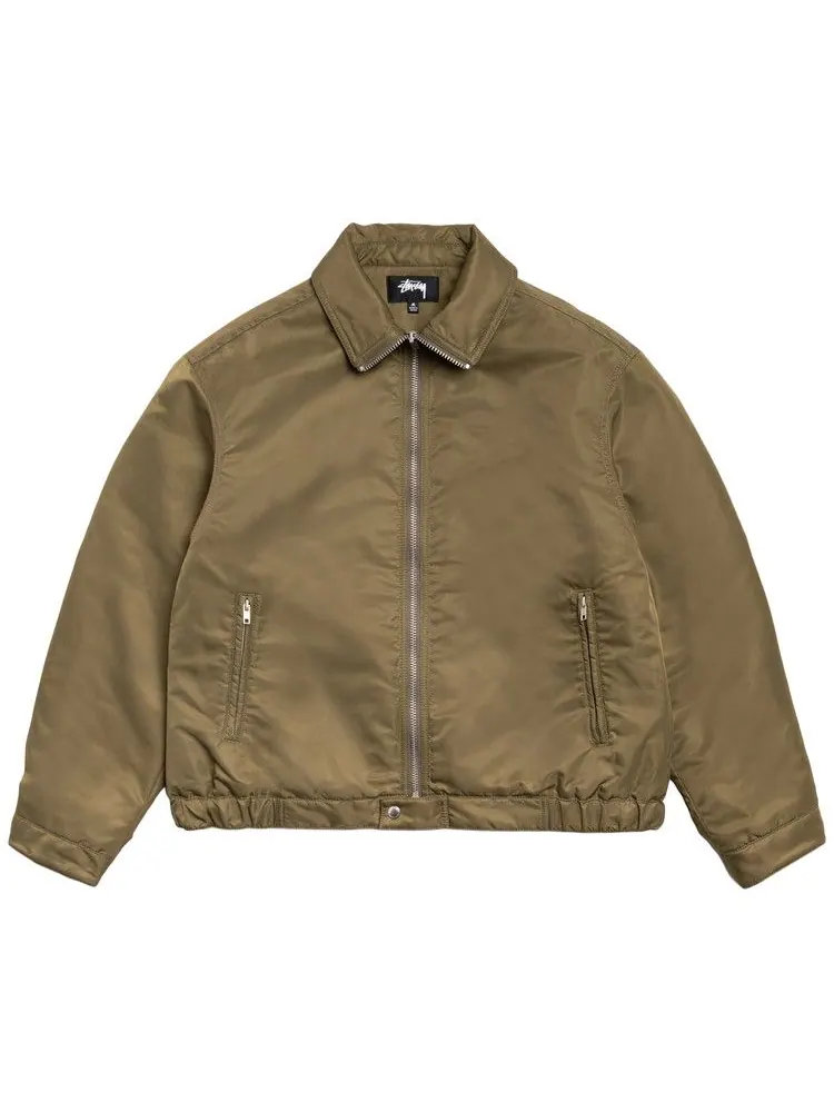 Куртка Stussy Pile Lined Zip Jacket 'Olive'