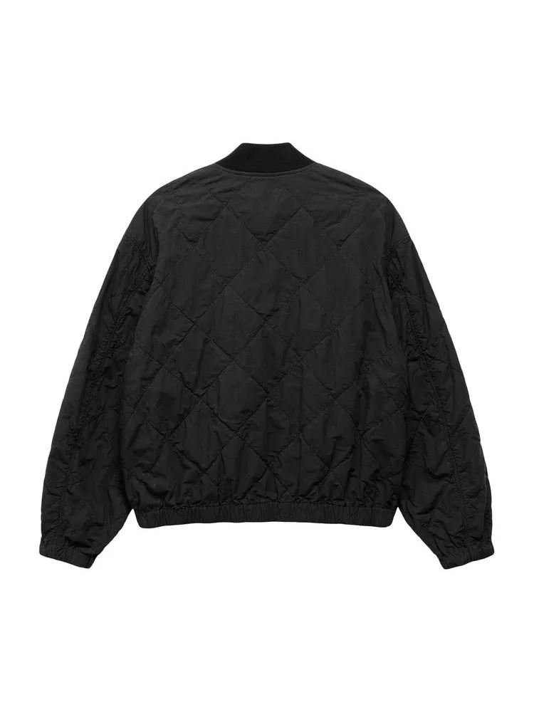 Бомбер Stussy Lightweight Cotton Bomber — изображение 2 из 2, черный