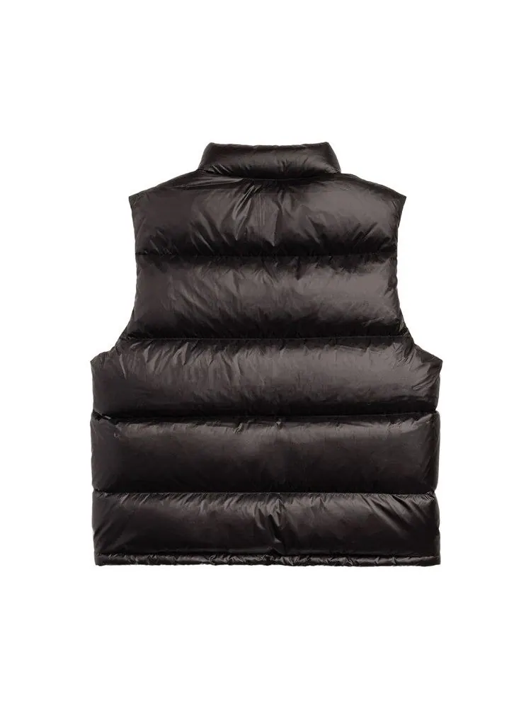 Утепленный жилет Stussy Micro Ripstop Down Vest 'Black' — изображение 2 из 2, черный
