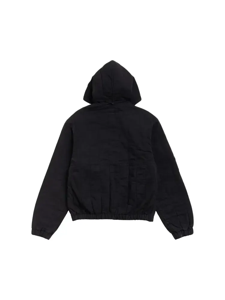 Стеганая рабочая куртка Stussy из парусины — изображение 2 из 2, черный