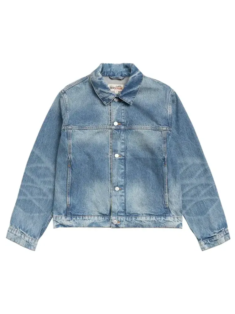 Джинсовая куртка Stussy Trucker Denim LA — изображение 1 из 2, синий