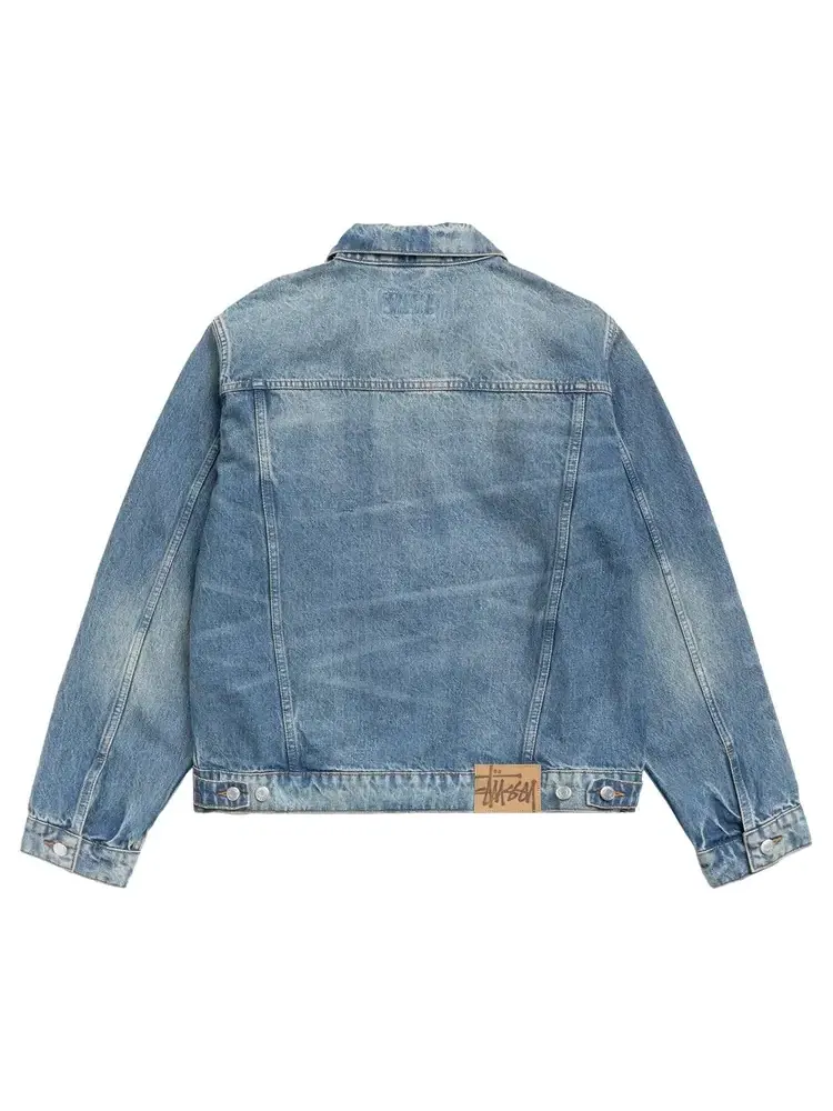 Джинсовая куртка Stussy Trucker Denim LA — изображение 2 из 2, синий