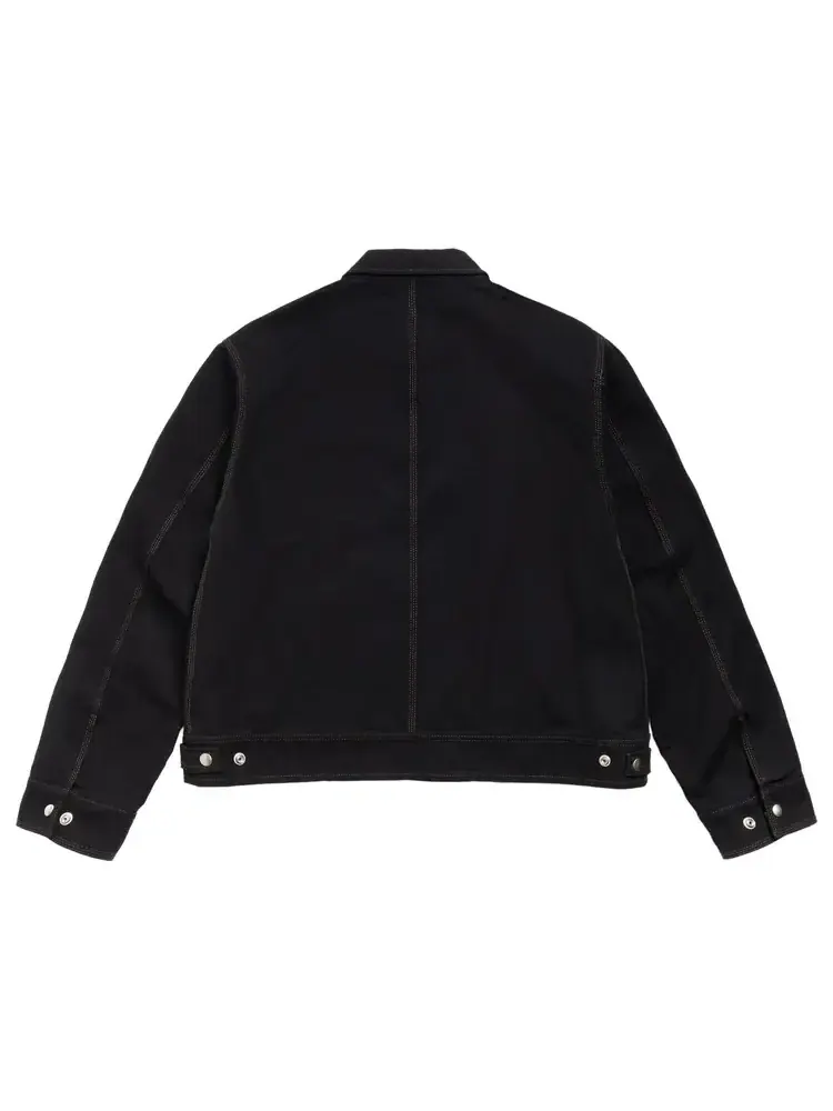 Рабочая куртка Stussy с воротником — изображение 2 из 2, черный