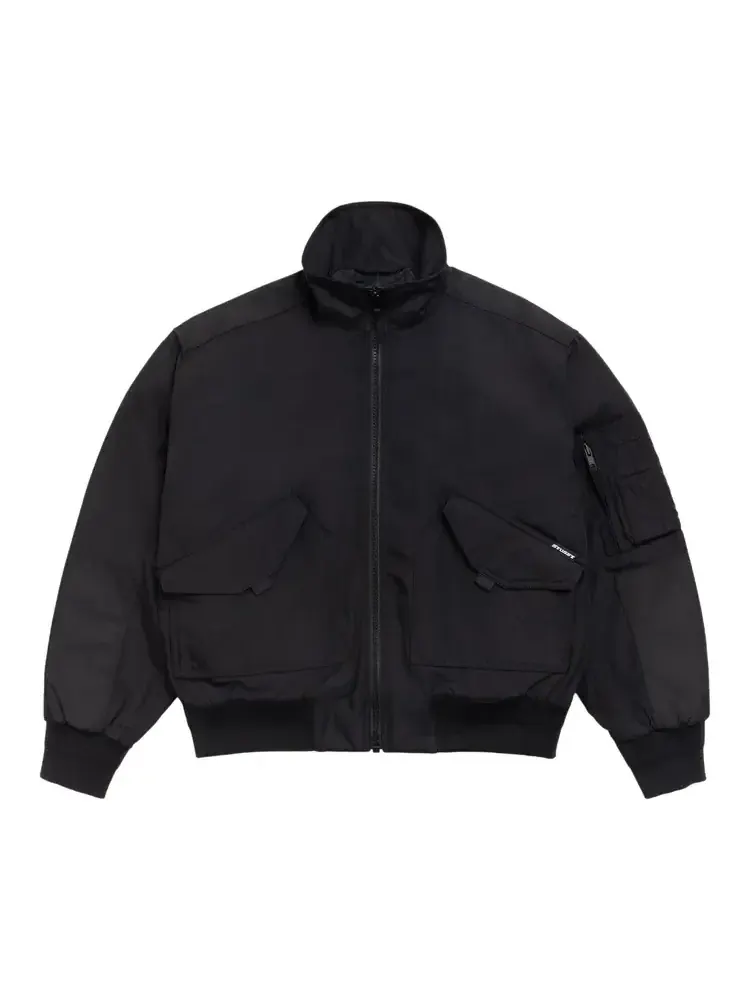 Куртка-бомбер Stussy с высоким воротником