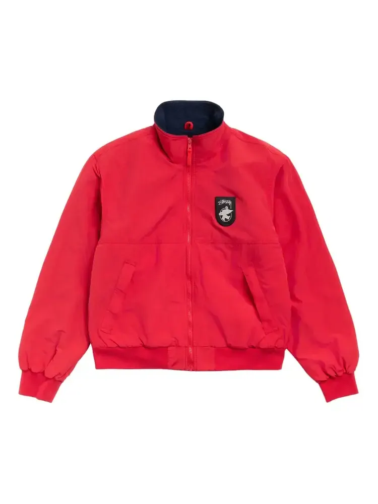 Куртка Stussy из флиса на подкладке — изображение 1 из 2, красный