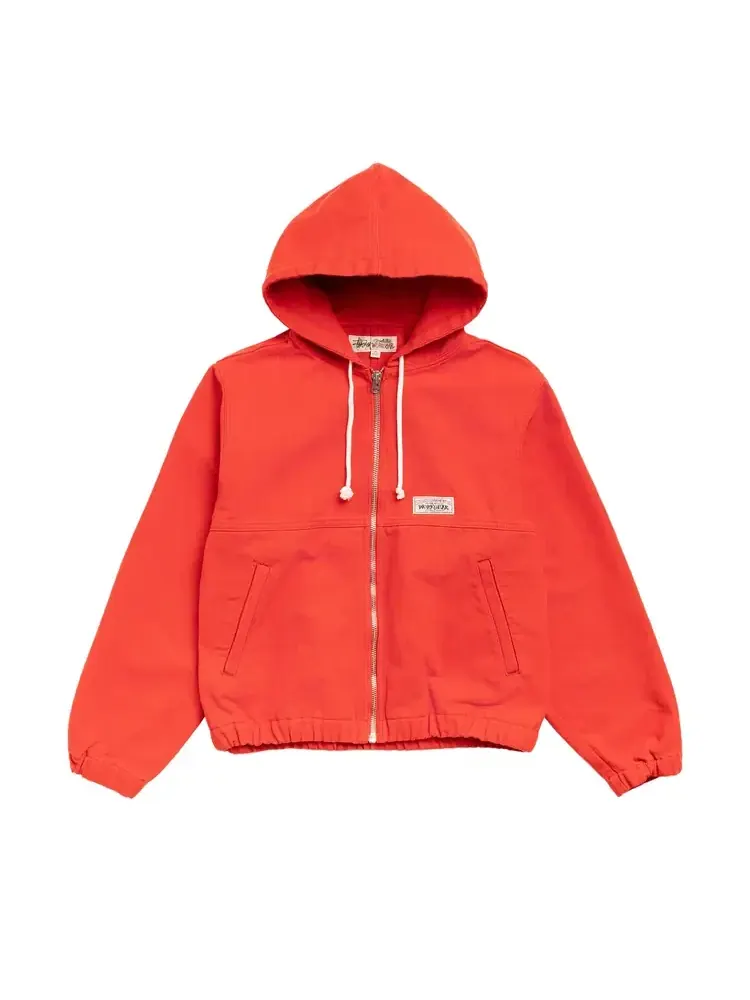 Рабочая куртка Stussy без подкладки из парусины — изображение 1 из 2, красный