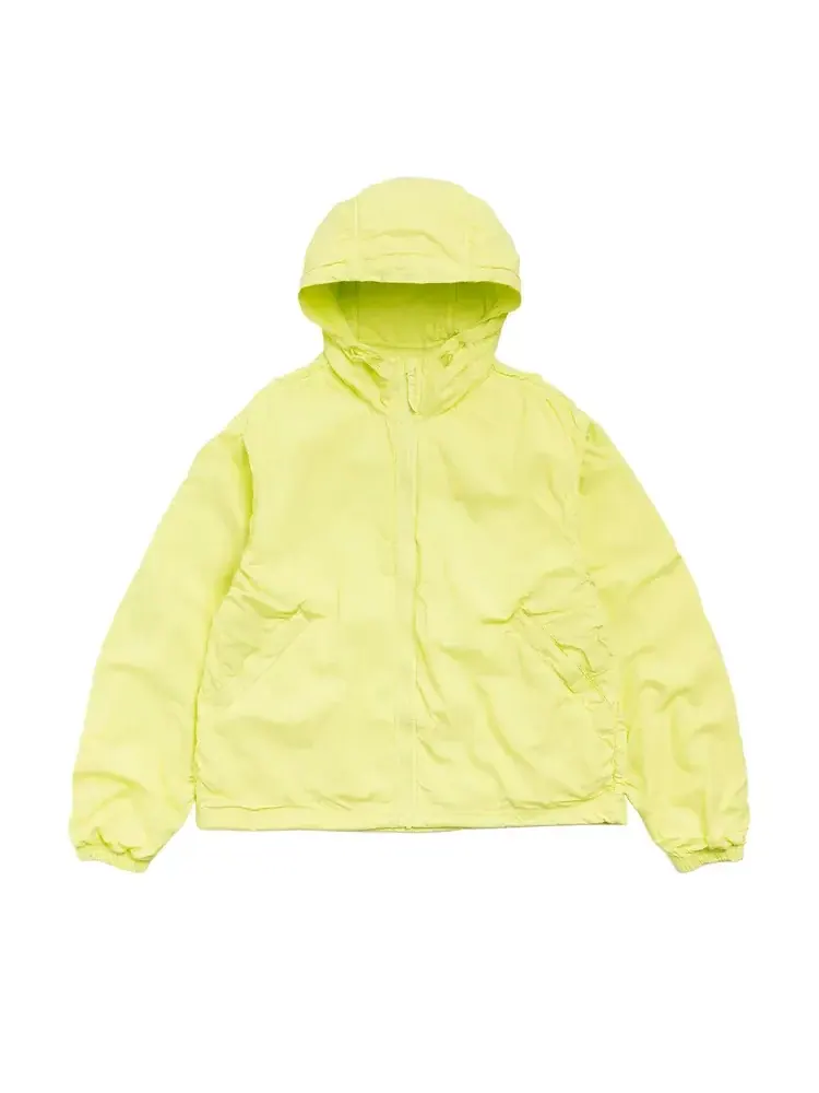 Куртка Stussy Double Cotton Hooded Jacket цвета «лайм»