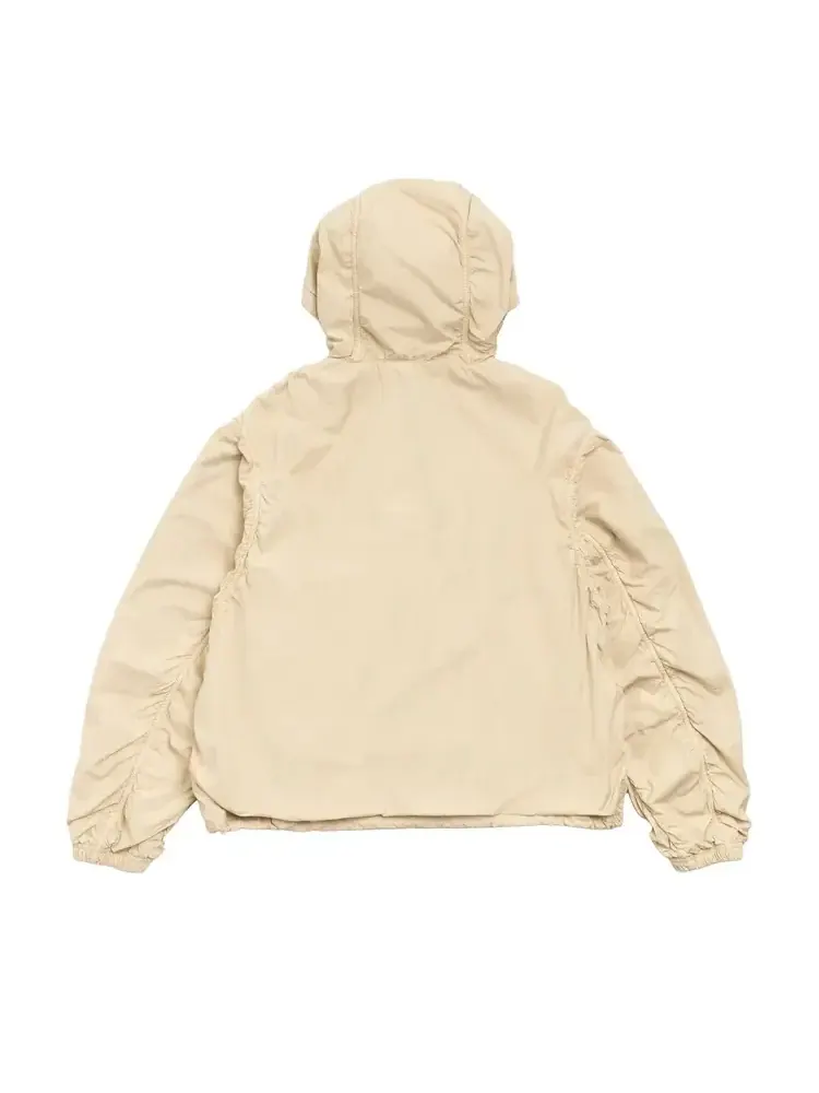 Куртка Stussy Double Cotton Hooded Jacket 'Sand' — изображение 2 из 2, бежевый