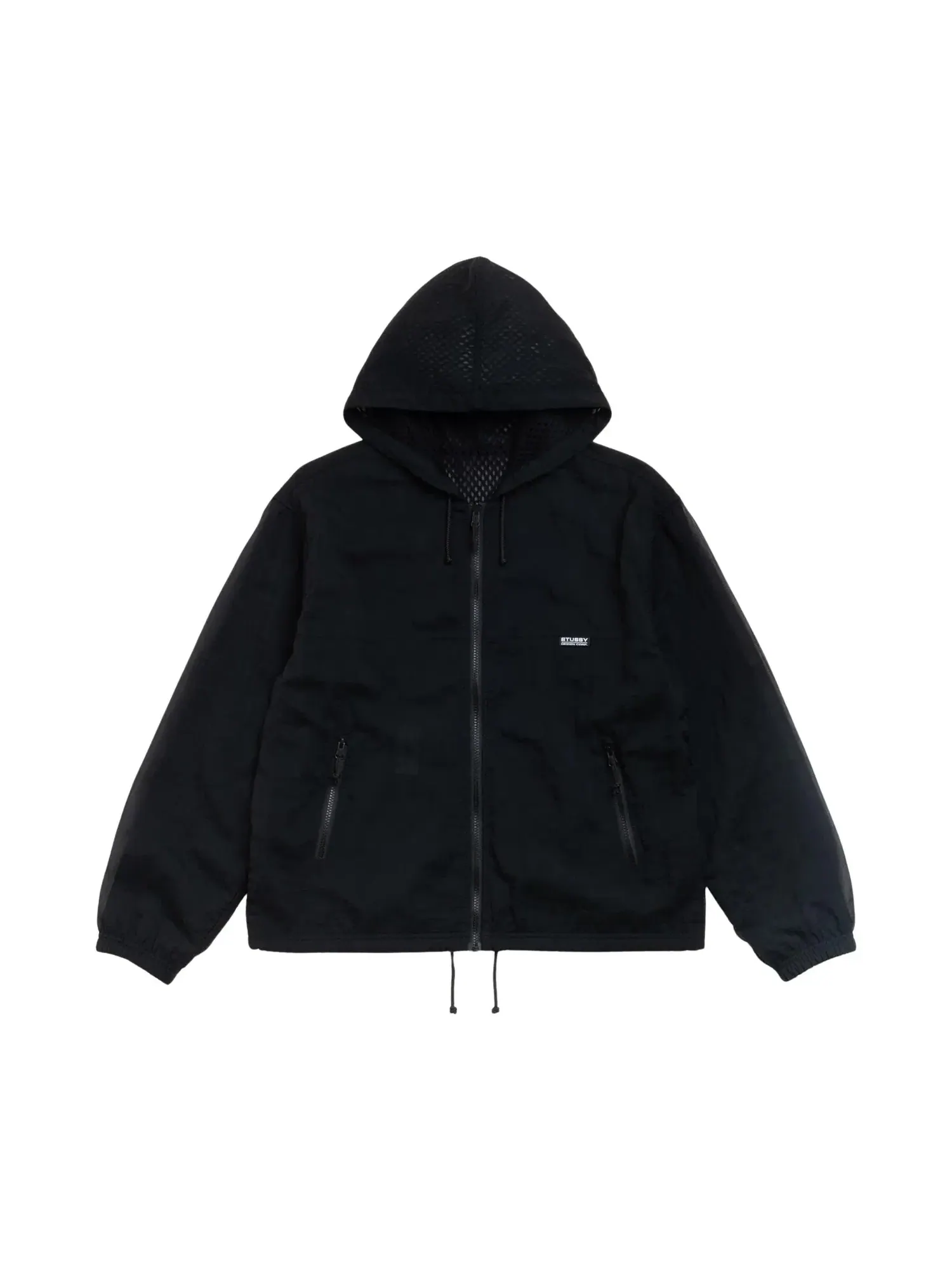 Куртка Stussy Layered Mesh Hooded Jacket — изображение 1 из 2, черный
