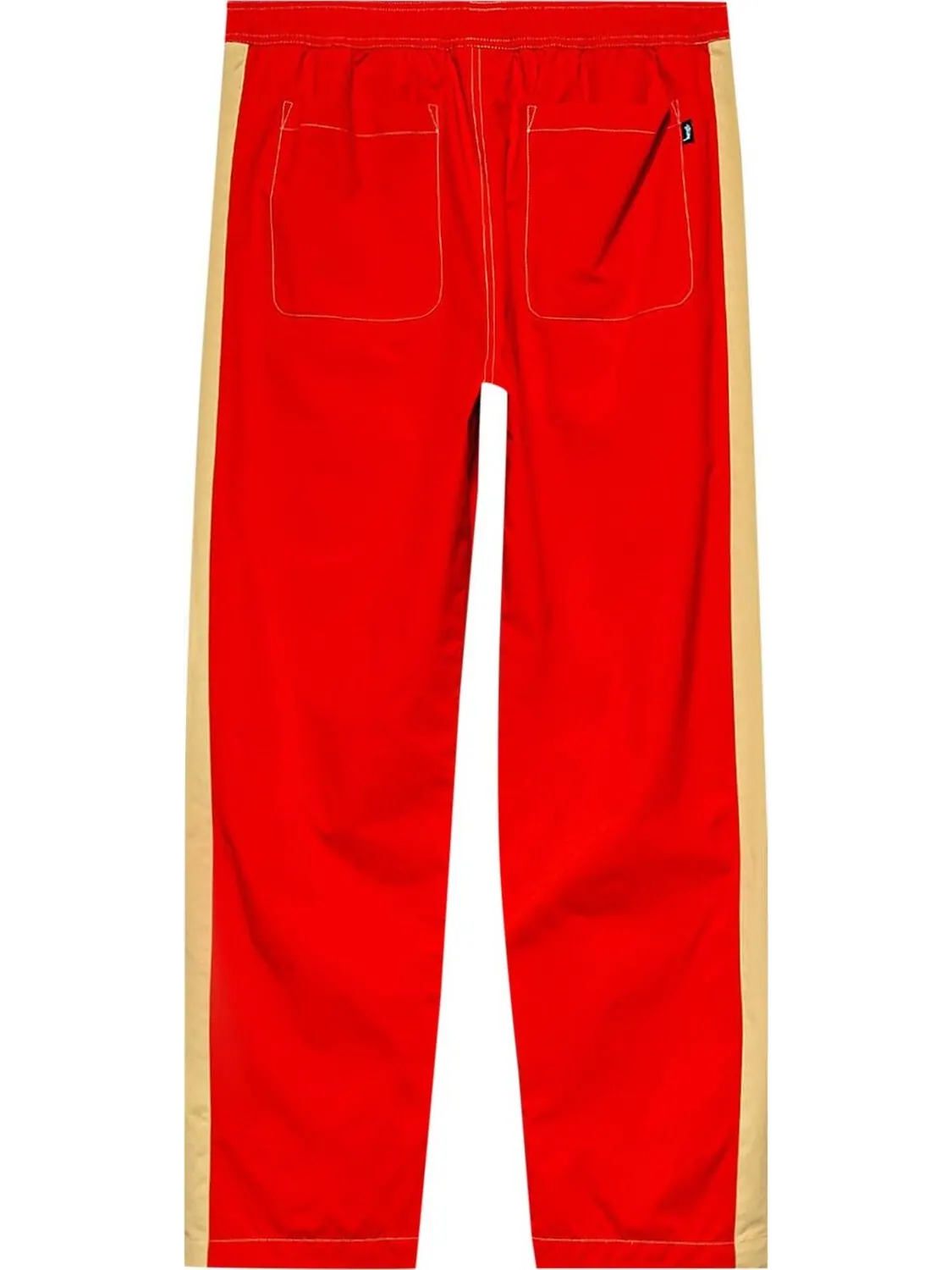 Брюки Stussy Panel Track Relaxed Pant 'Red' — изображение 2 из 2, красный