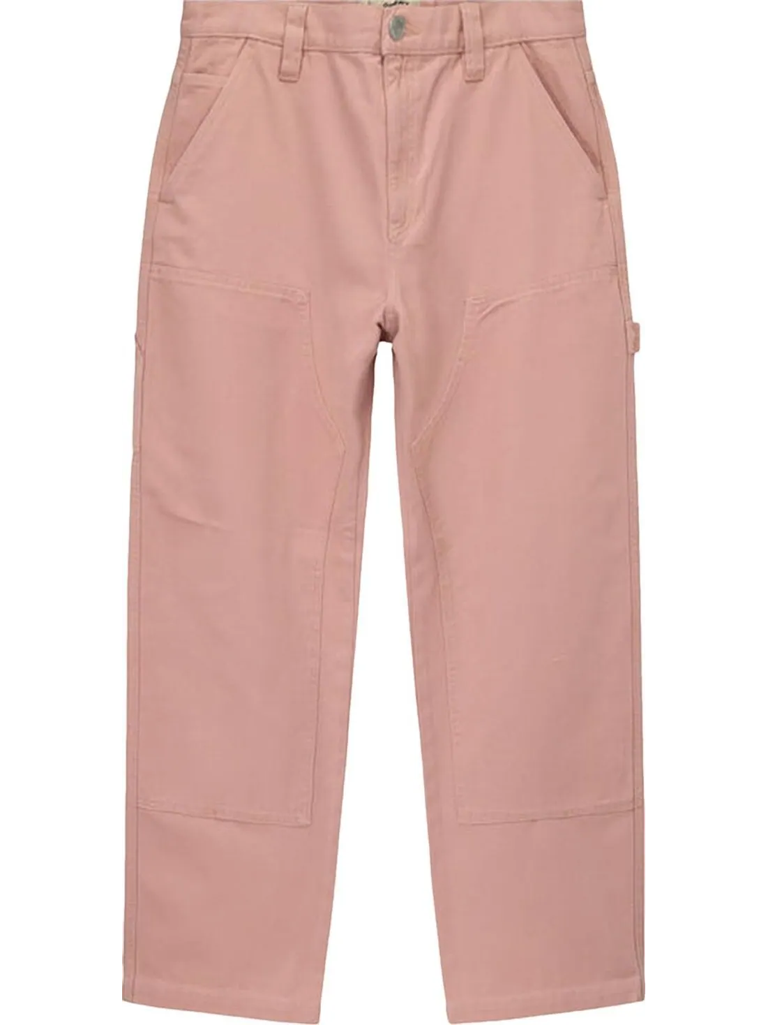 Брюки Stussy Canvas Work Pant 'Salmon' — изображение 1 из 2, розовый
