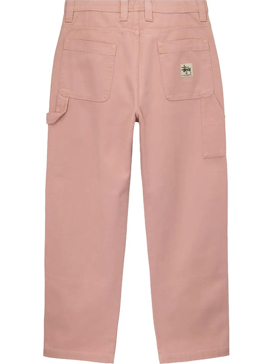 Брюки Stussy Canvas Work Pant 'Salmon' — изображение 2 из 2, розовый