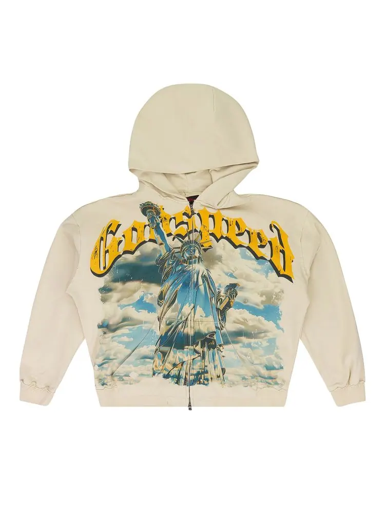 Толстовка Godspeed Chrome Liberty Zip V2 — изображение 1 из 1, белый