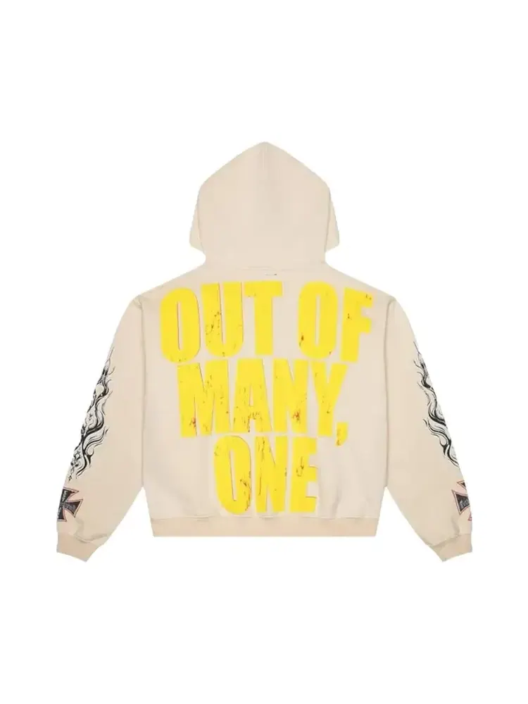 Худи Godspeed Long Lonely Road Hoodie — изображение 2 из 2, бежевый